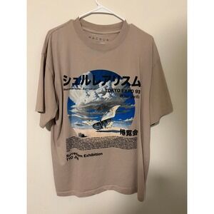 PacSun Tokyo Exo T-Shirt - Tan - L